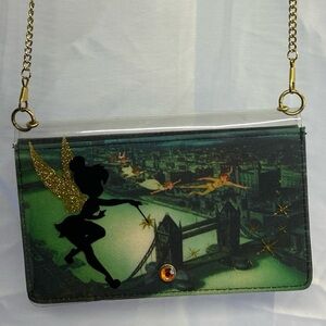 Disney Tinker Bell In Fairy Land youth women's clutch purse.